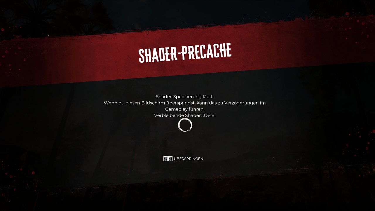 [21/04/2023] Dead Island 2: Beim Spielstart erfolgt ein schnelles Compiling der ~11.000 wichtigsten Shader - kein Vergleich zu den 