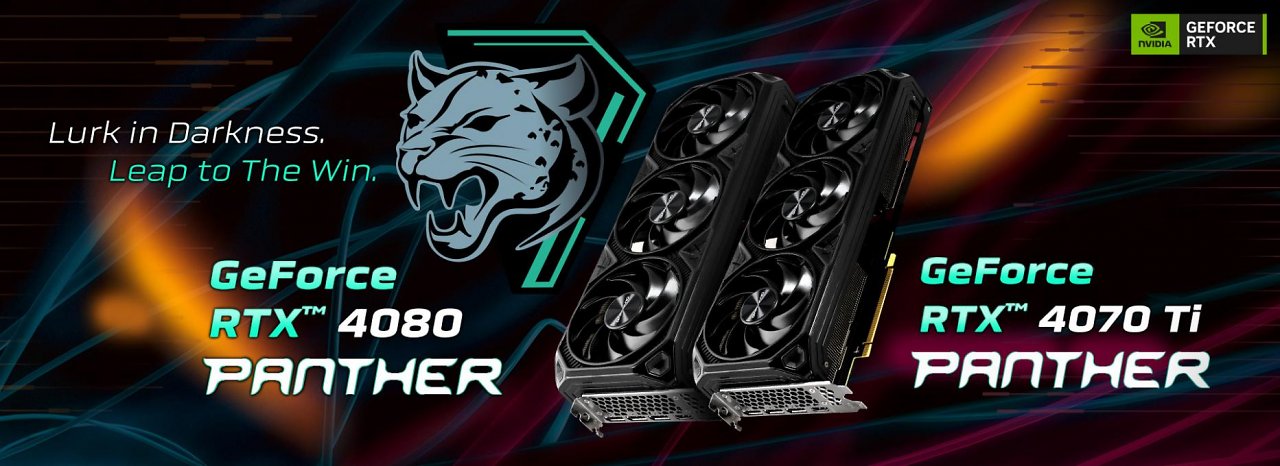[06/04/2023] Geforce RTX 4080 und 4070 Ti: Gainward bringt neue Panther-Serie auf den Markt