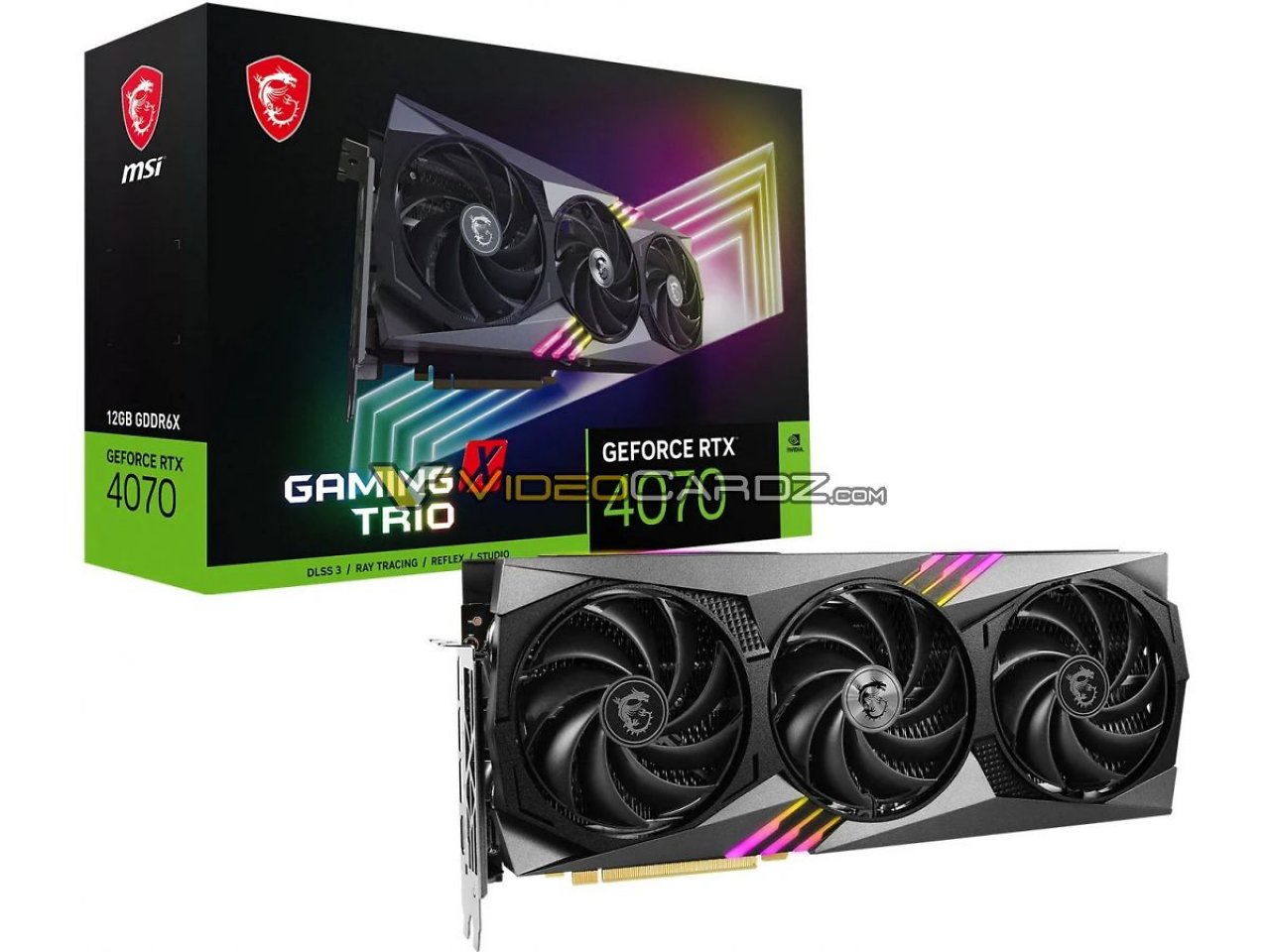 [08/04/2023] MSI Geforce RTX 4070 Gaming X Trio (Verpackung)