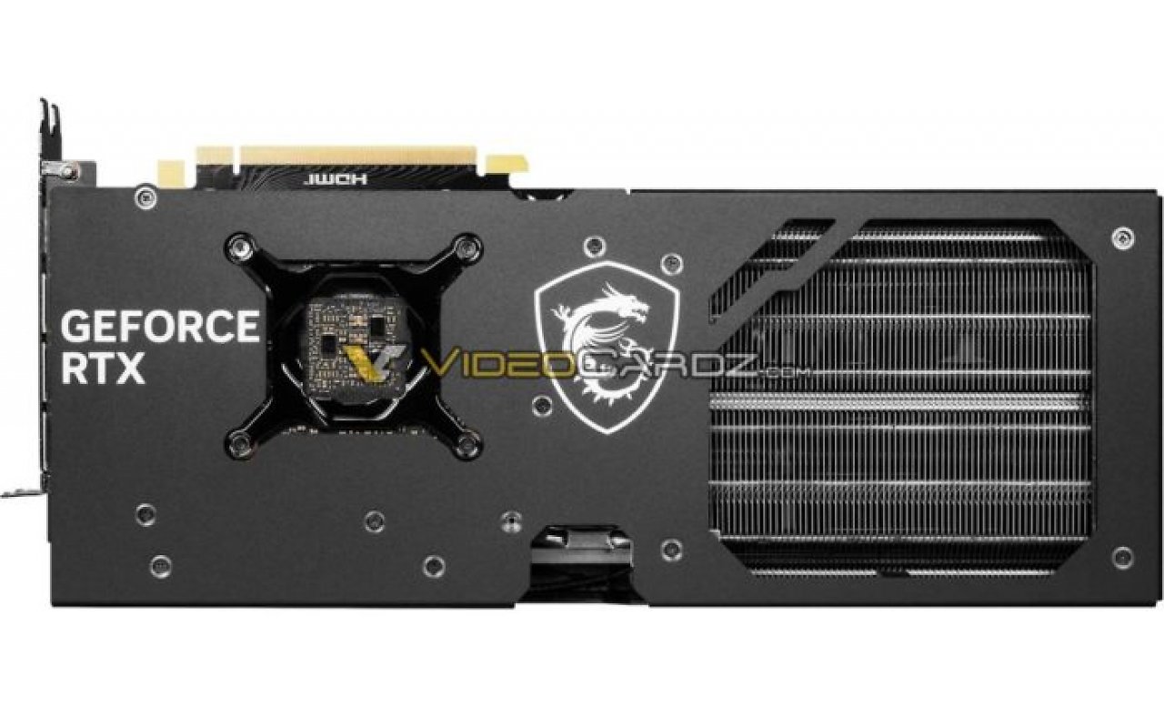 [08/04/2023] MSI Geforce RTX 4070 Gaming X Trio (Rückseite)