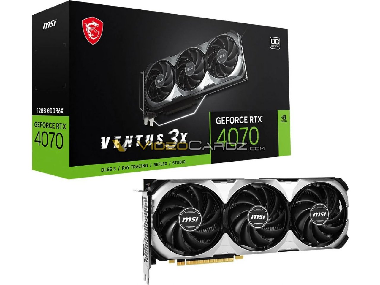 [08/04/2023] MSI Geforce RTX 4070 Ventus 3X (Verpackung)