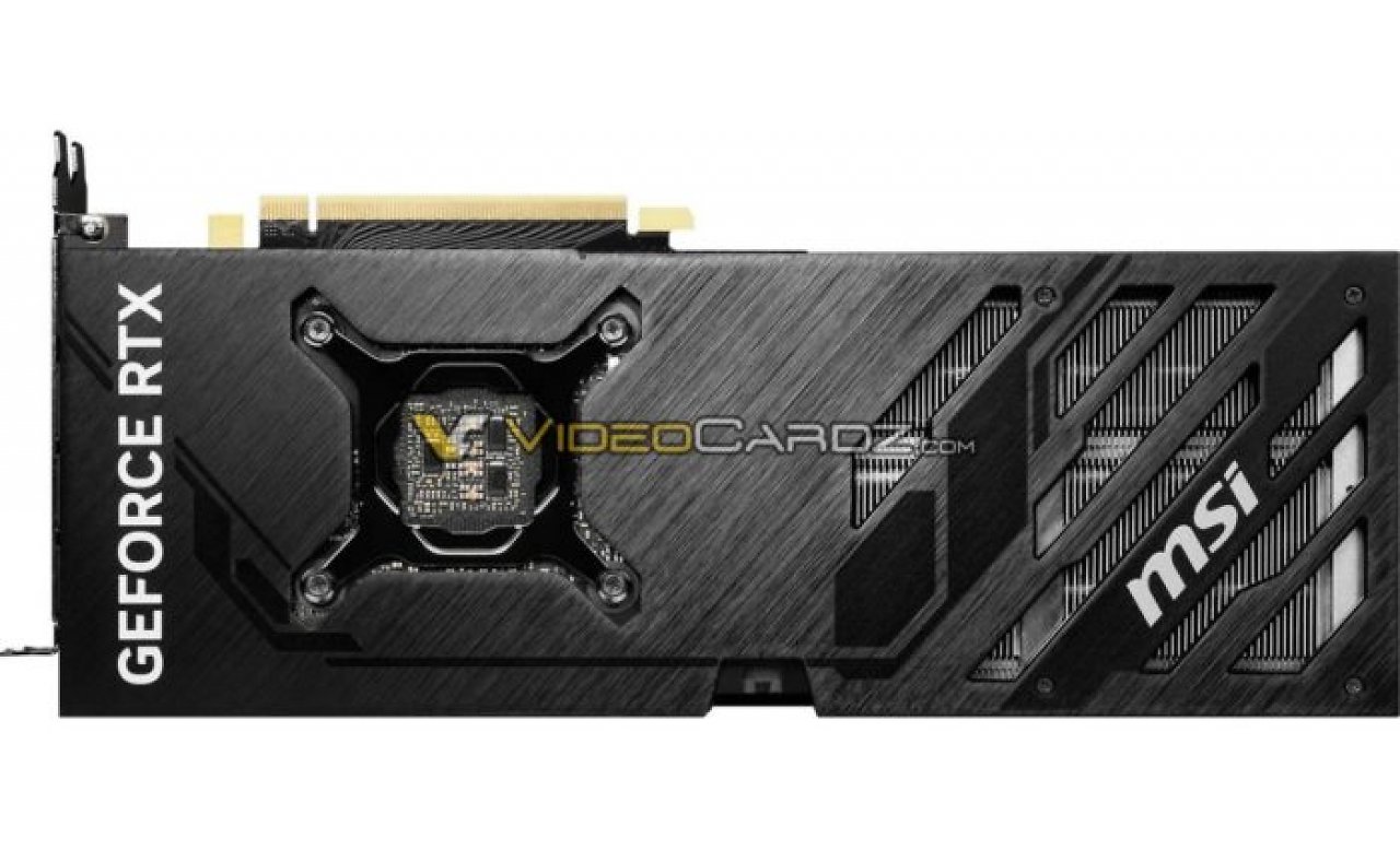 [08/04/2023] MSI Geforce RTX 4070 Ventus 3X (Rückseite)