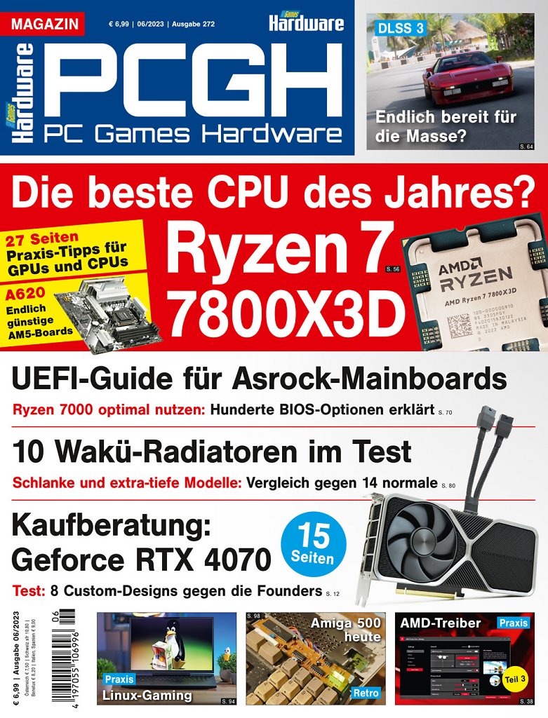 [27/04/2023] Magazin-Cover der PCGH-Ausgabe 06/23.