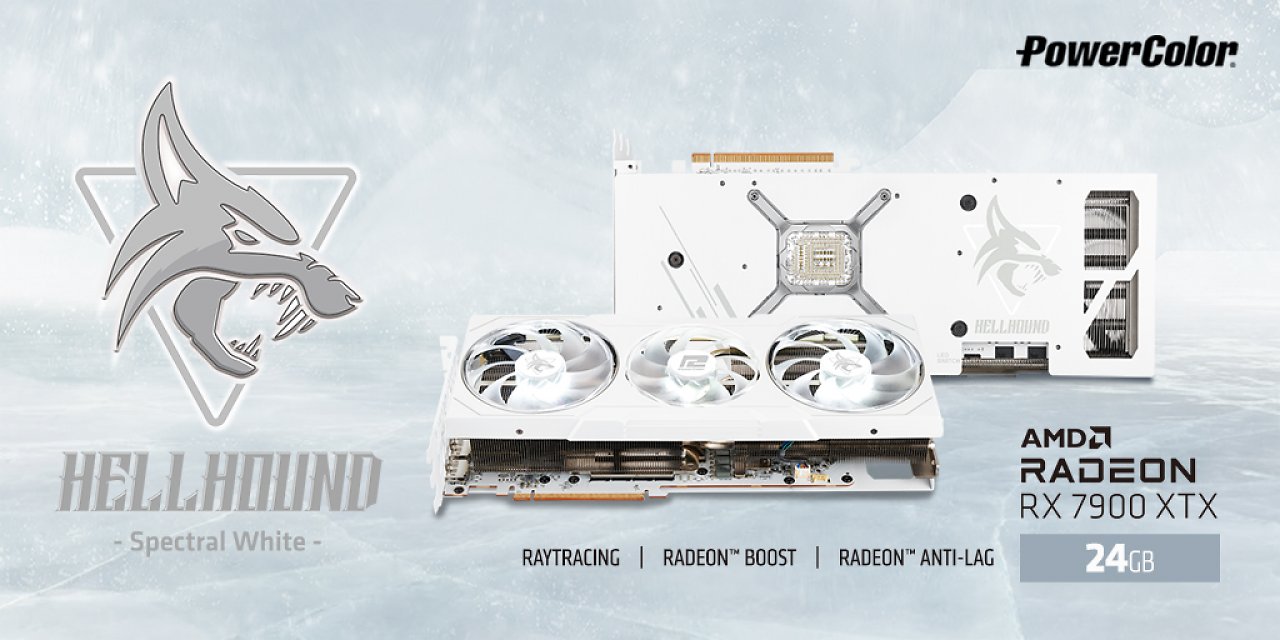 [11/04/2023] Powercolor Radeon RX 7900 XTX Hellhound Spectral White
