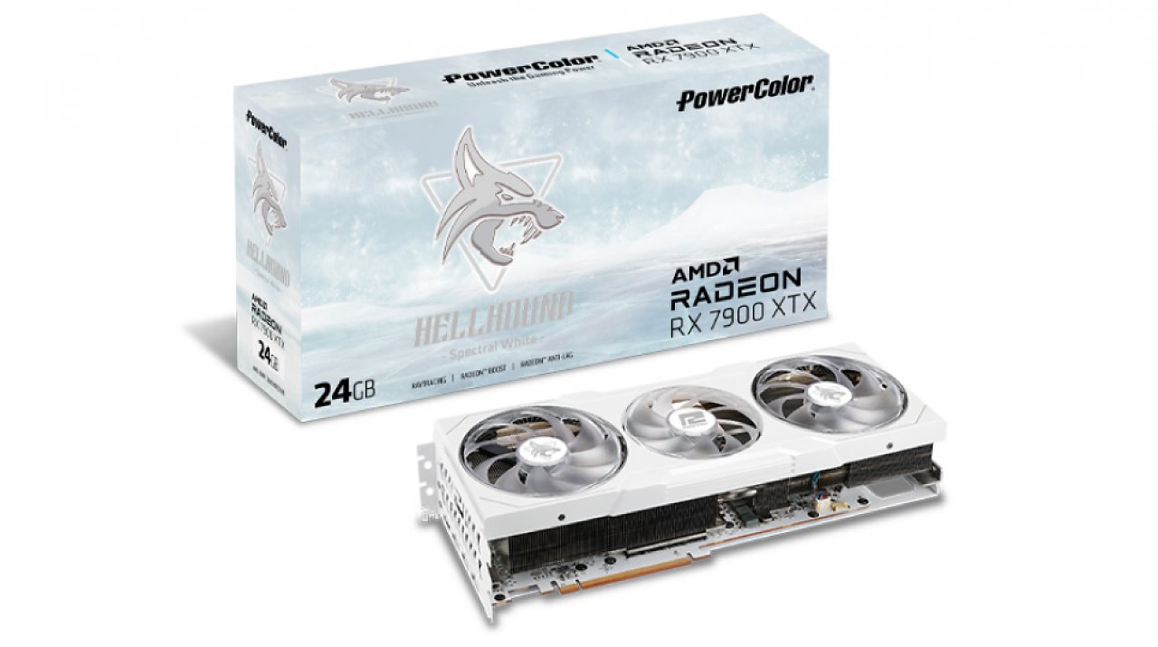 [11/04/2023] Powercolor Radeon RX 7900 XTX Hellhound Spectral White