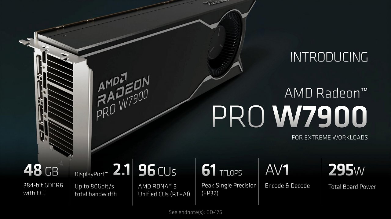 [15/04/2023] Radeon Pro W7000