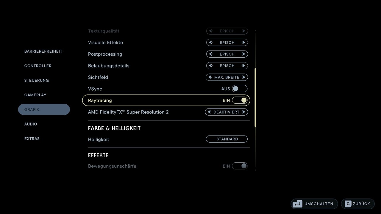 [27/04/2023] Star Wars Jedi Survivor PC - Grafikoptionen #2