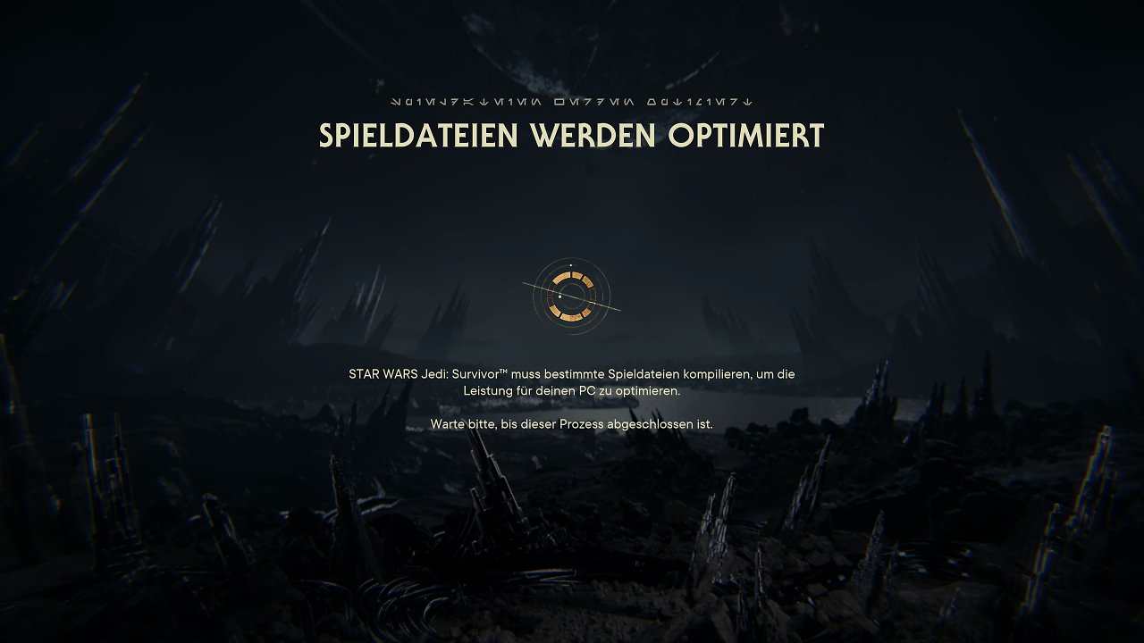 [27/04/2023] Star Wars Jedi Survivor : Bei jedem (!) Spielstart werden die wichtigsten Shader kompiliert, um Ruckeln zur Laufzeit zu vermeiden. Das kann auf Mittelklasse-PCs eine Minute dauern, auf High-End-Rechnern nur einige Sekunden.