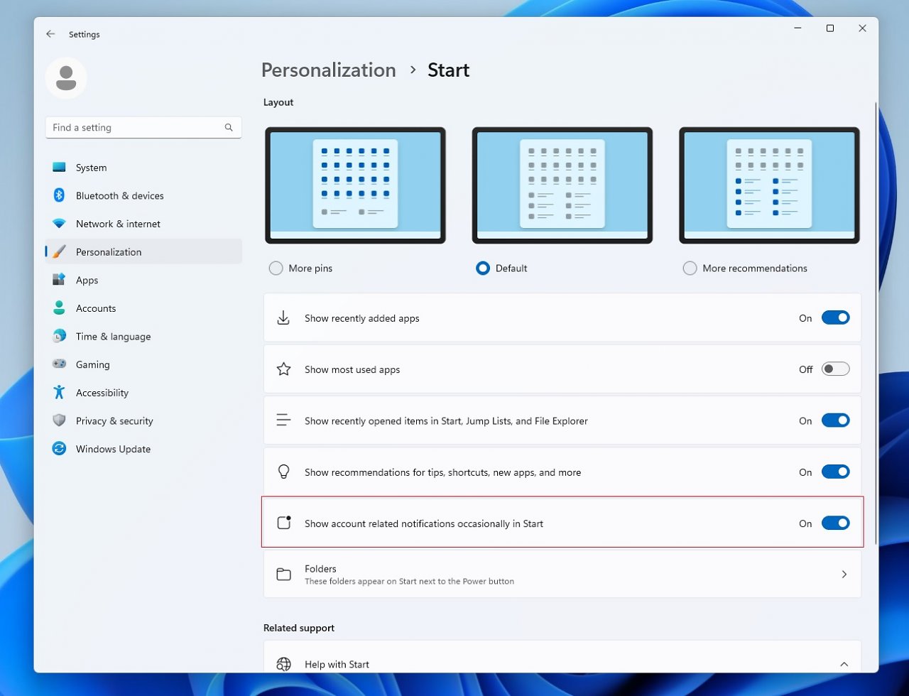 [11/04/2023] Werbung im Startmenü von Windows 11 dauerhaft abschalten.