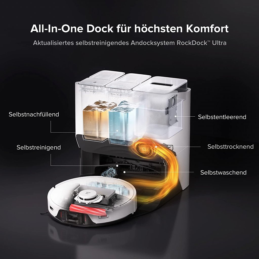Der Roborock S8 Pro Ultra bietet die ultimative Zeitersparnis.