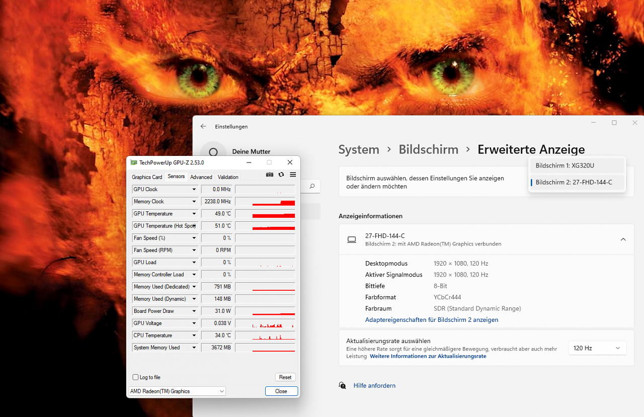 AMD Radeon RX 7600 Idle Power 4K60+2K120