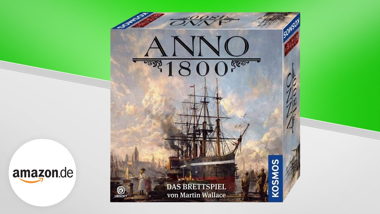 [09/05/2023] Bester Preis für Anno 1800 - Das Brettspiel: Kurze Zeit mit 34 % Rabatt (Kosmos 680428)