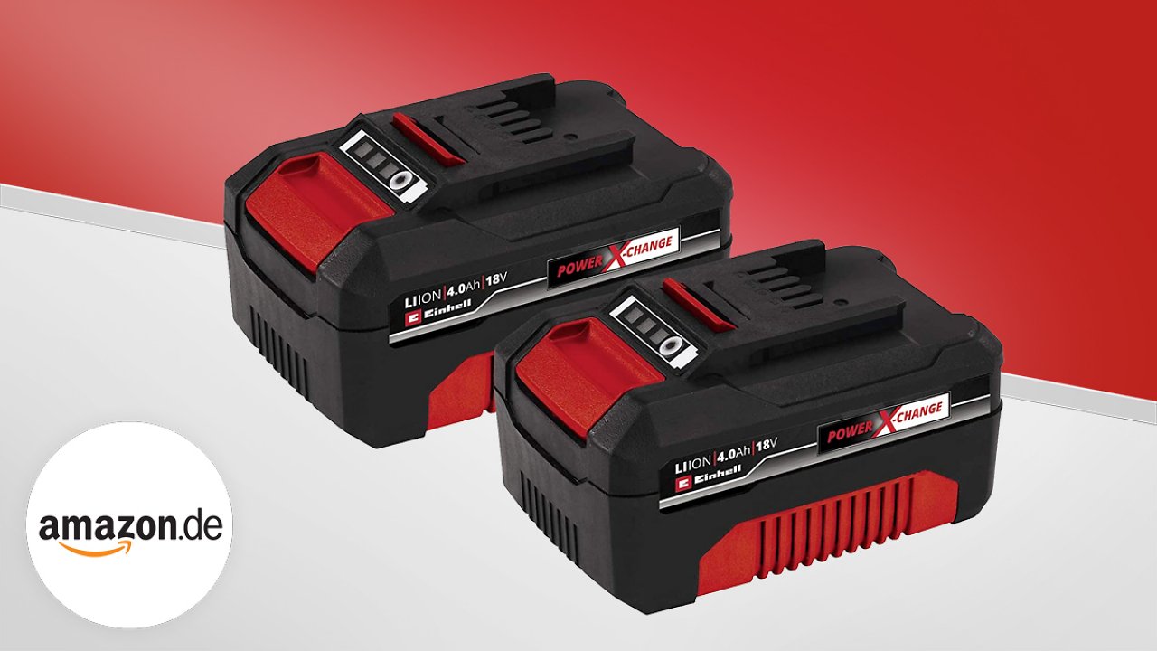 [24/05/2023] 2x Einhell-Akku zum Preis von einem! Dieses 18V-Twinpack ist Akku-Topseller bei Amazon&nbsp;
