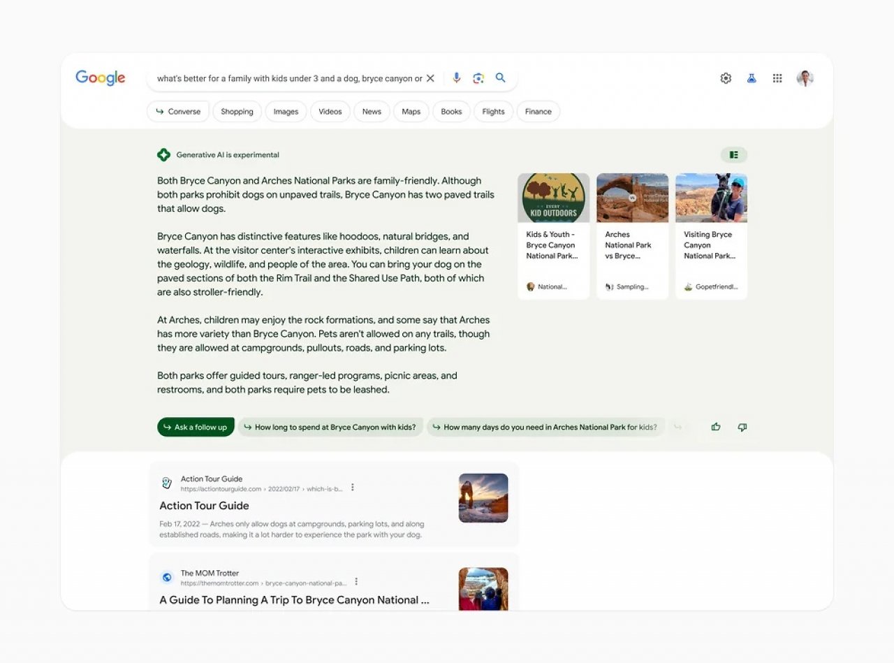 [11/05/2023] Google-Suche mit KI-Tool Bard