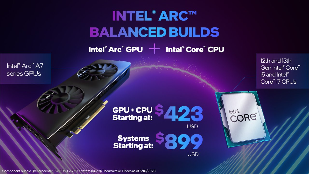 [18/05/2023] Intel Arc Balanced Builds