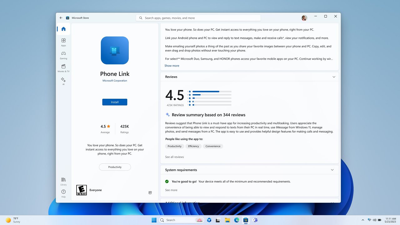 [22/05/2023] Microsoft Store AI Review-Zusammenfassungen