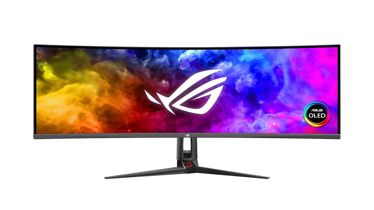 [31/05/2023] Im Rahmen der Computex berichtet Hardwarehersteller Asus über einen neuen großen und gebogenen Gaming-Monitor, den ROG Swift OLED PG49WCD.