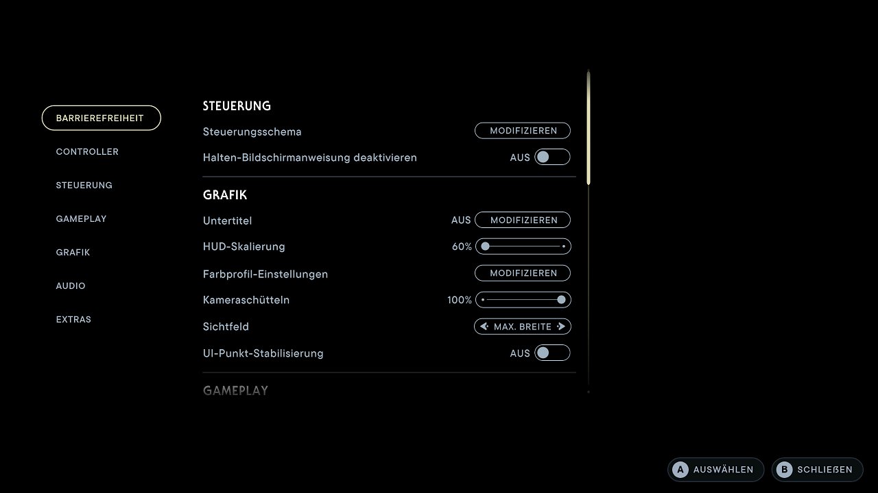 Star Wars Jedi Survivor - Menü - 00 - Barrierefreiheit (1)