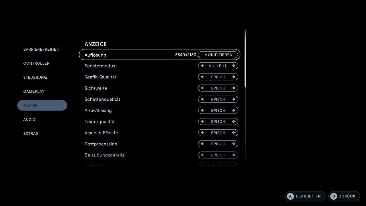 [03/05/2023] Star Wars Jedi Survivor - Menü - 09 - Grafik (1)