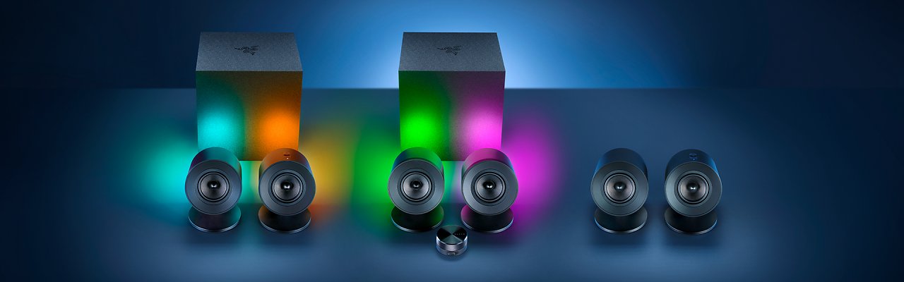 [19/05/2023] Die Razer Nommo-V2-Produktserie.