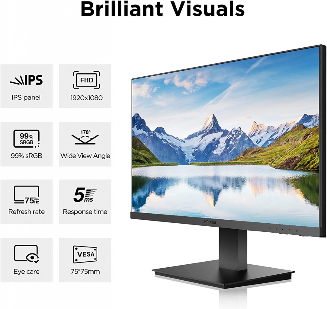 Der 24-Zoll-Monitor bietet ein hervorragendes Preis-Leistungs-Verhältnis.