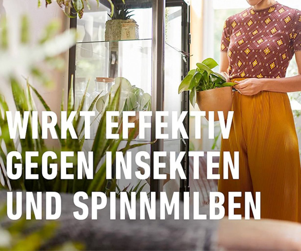 Nicht nur im Garten oder auf dem Balkon, sondern auch in der Wohnung lässt sich das Bio-Schädlings-frei-Spray von Compo einsetzen.