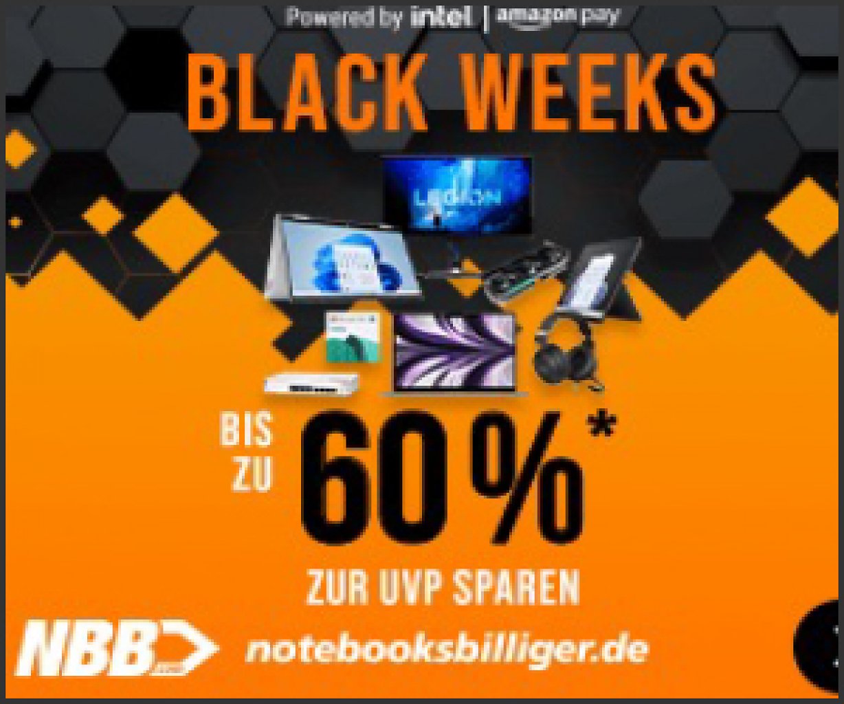 Bei den NBB Black Weeks erwarten Sie Rabatte in Höhe von bis zu 60 Prozent.