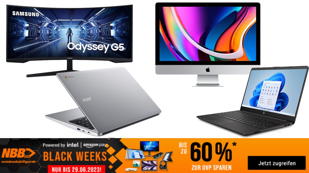 [25/06/2023] Konkurrenzlos günstig: Monitore von Acer, Samsung, Laptops von Acer, HP und vieles mehr - Black Weeks bei NBB