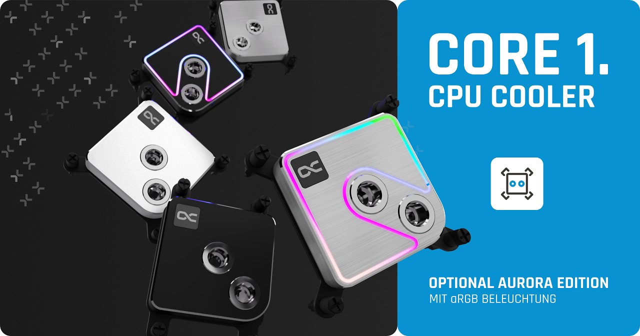 [20/06/2023] Alphacool Core 1: Neuer CPU-Wasserkühler verspricht deutlich niedrigere Temperaturen