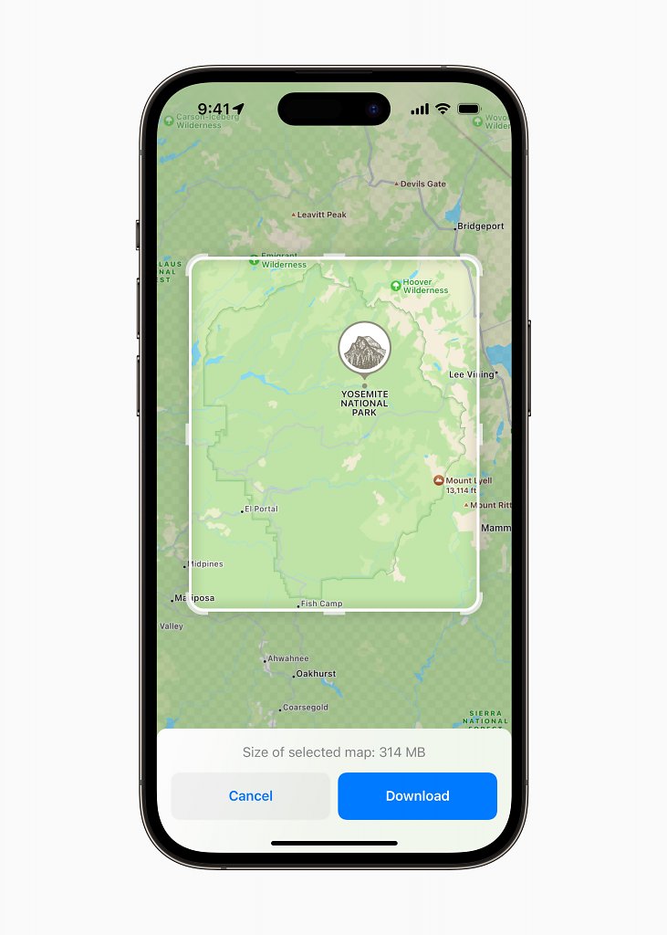 [06/06/2023] Apple WWDC23 iOS 17 Maps offline
