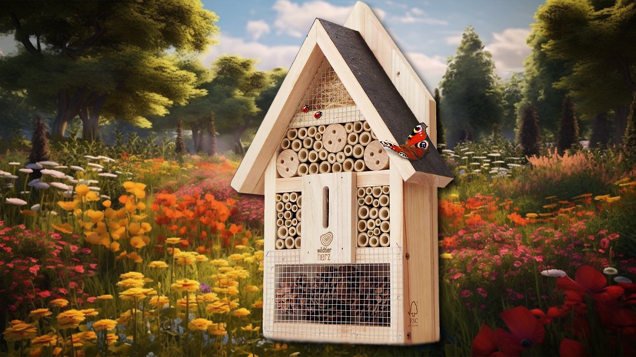 [19/06/2023] Bienen retten war noch nie günstiger: Nachhaltiges Insektenhotel mit satten 50 % Rabatt auf die UVP!