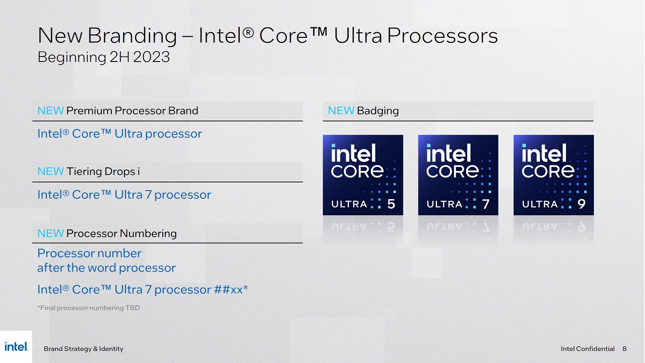 [14/06/2023] Intel Core Ultra New Branding