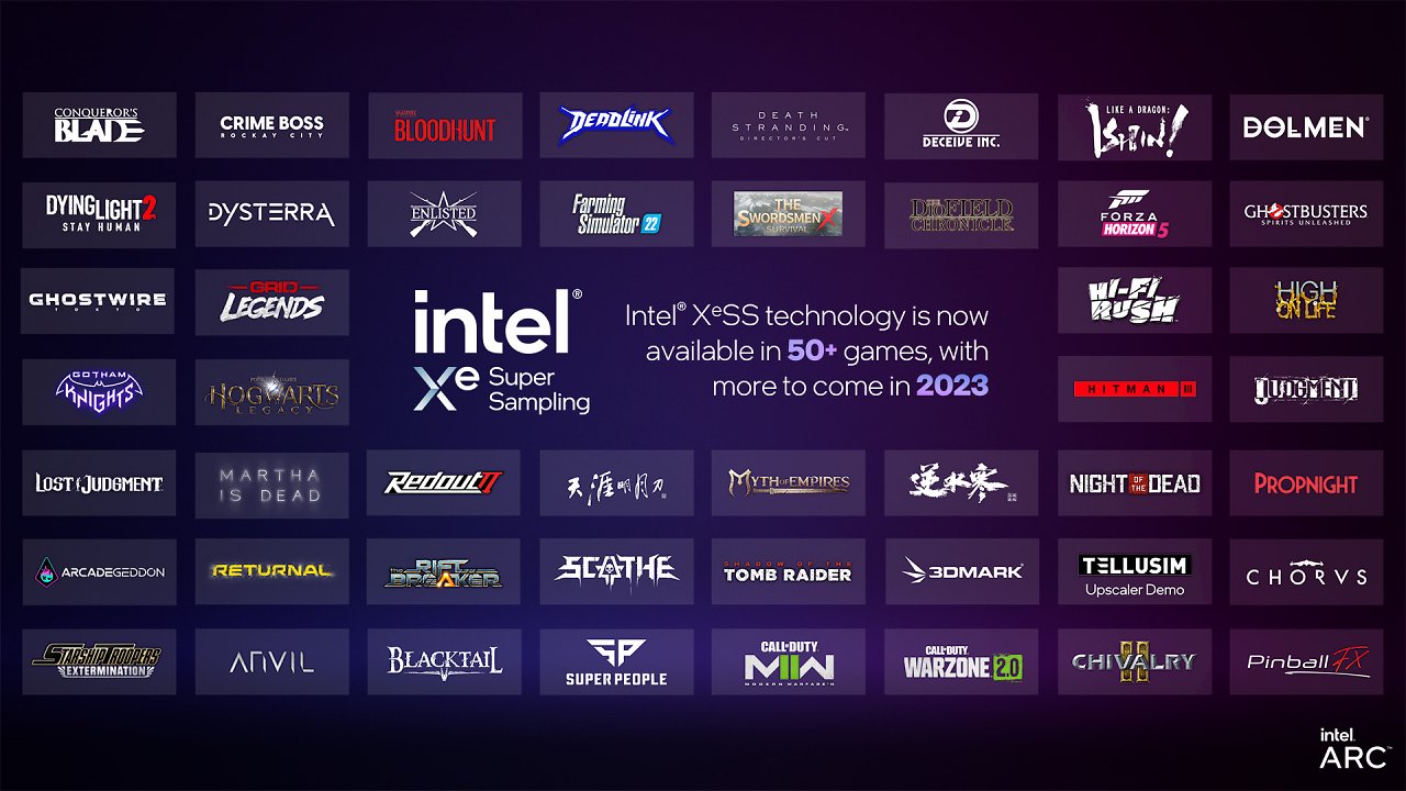 [10/06/2023] Intel XeSS wird von immer mehr Spielen unterstützt
