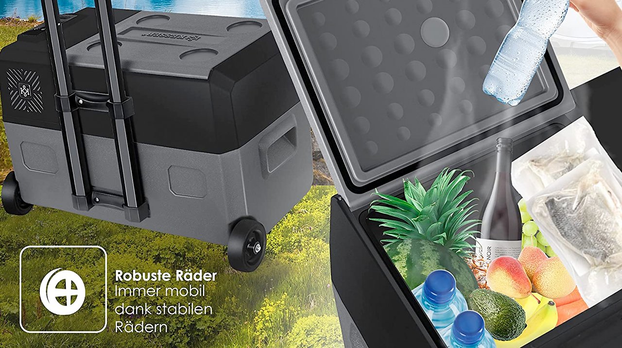 [06/06/2023] Überall kühle Speisen & Getränke: Geniale Kompressor-Kühlbox nur bei Amazon so günstig - wie lange noch?