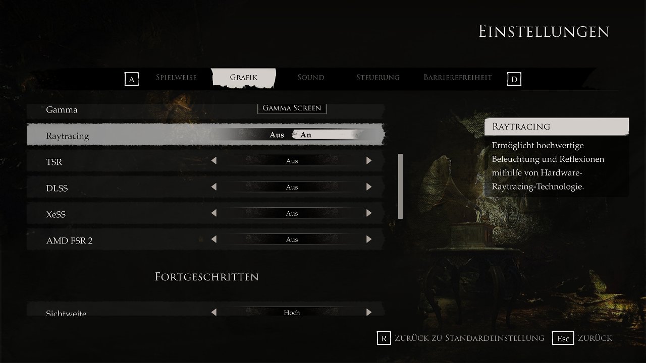 Layers of Fear 2023 Remake Unreal Engine 5 Graphics Options 2