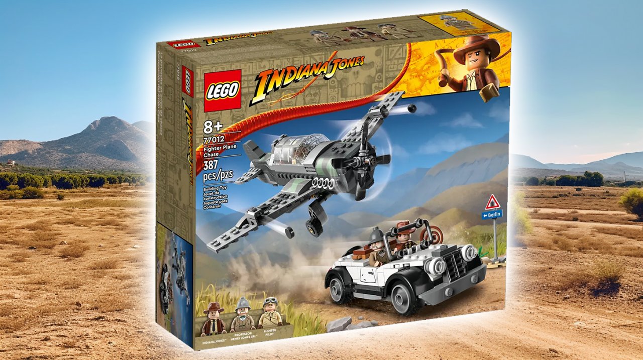 [22/06/2023] Lego Indiana Jones 23 % günstiger: Flucht vor dem Jagdflugzeug im Angebot (Set 77012)