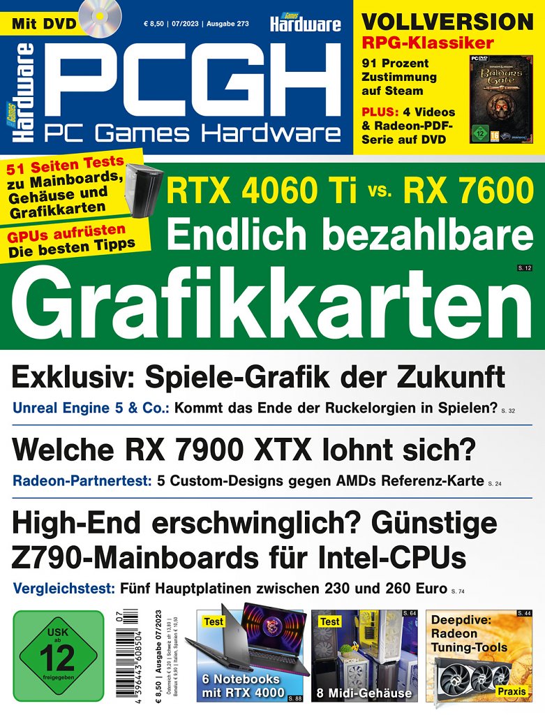 [01/06/2023] DVD-Cover der PCGH-Ausgabe 07/23.
