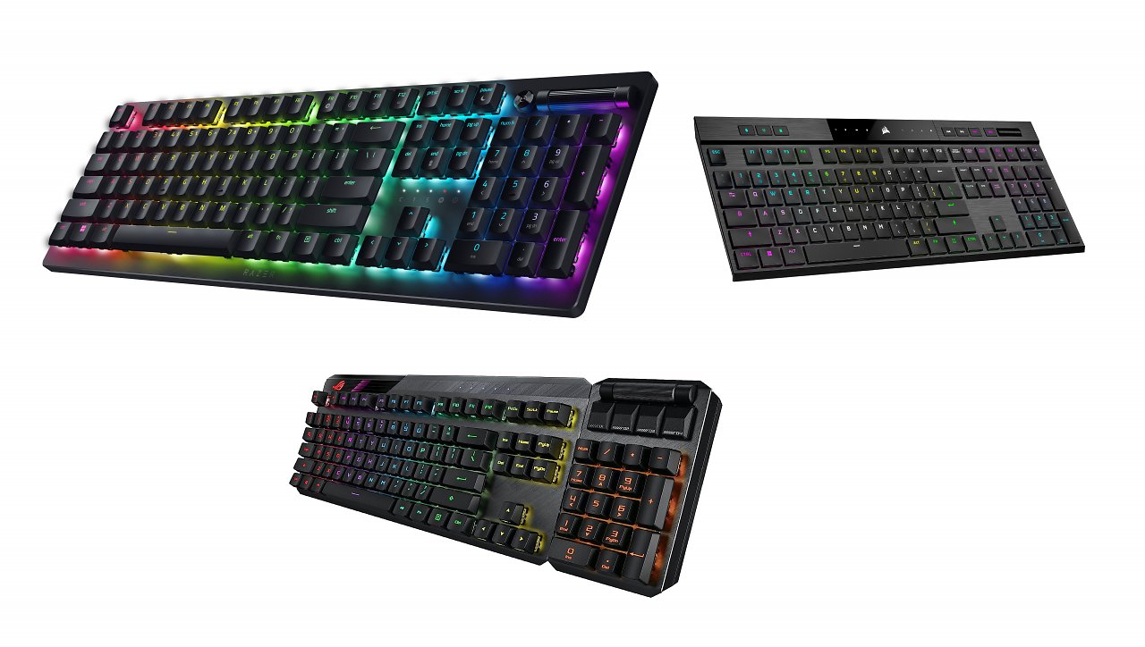 [22/06/2023] Mit der Asus ROG Claymore II, der Corsair K100 Air Wireless und der Razer Deathstalker V2 Pro befinden sich nur drei schnurlose Gaming-Tastaturen in unserer Top 10.
