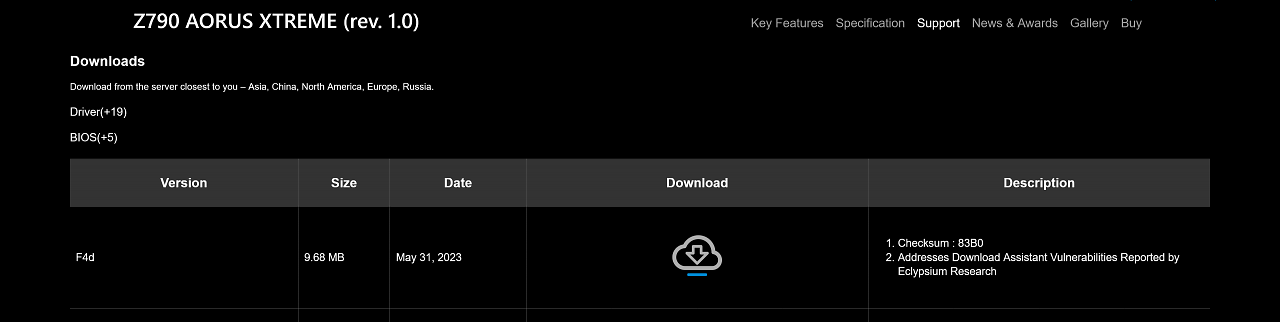 [02/06/2023] Beta-Updates z.B. für das Gigabyte Z790 Aorus Extreme sollten für Abhilfe sorgen.