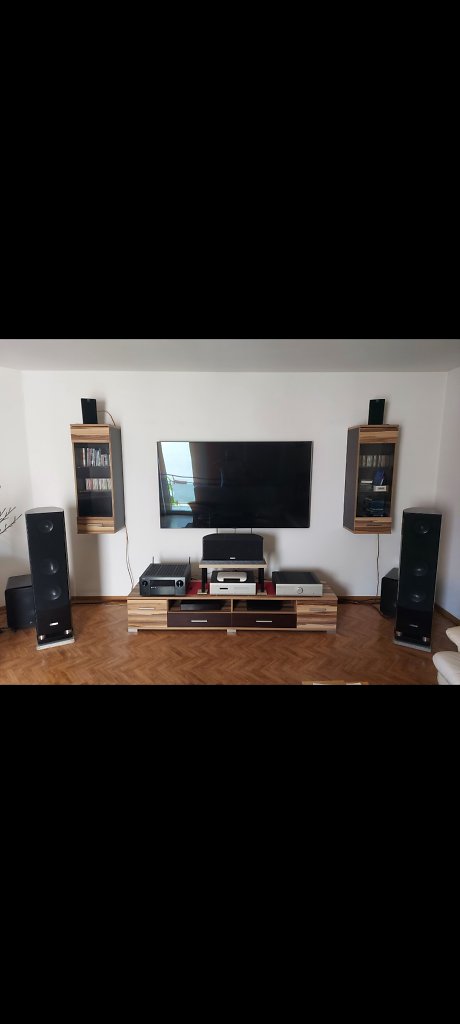 [23/06/2023] Setu-up von falken1:&nbsp;Fernseher ist ein Samsung (9900-Serie)2x Subs 2x. Und die 4x SVS als Surround high und high rear Surround, bzw. 9.2 Atmos. (1)