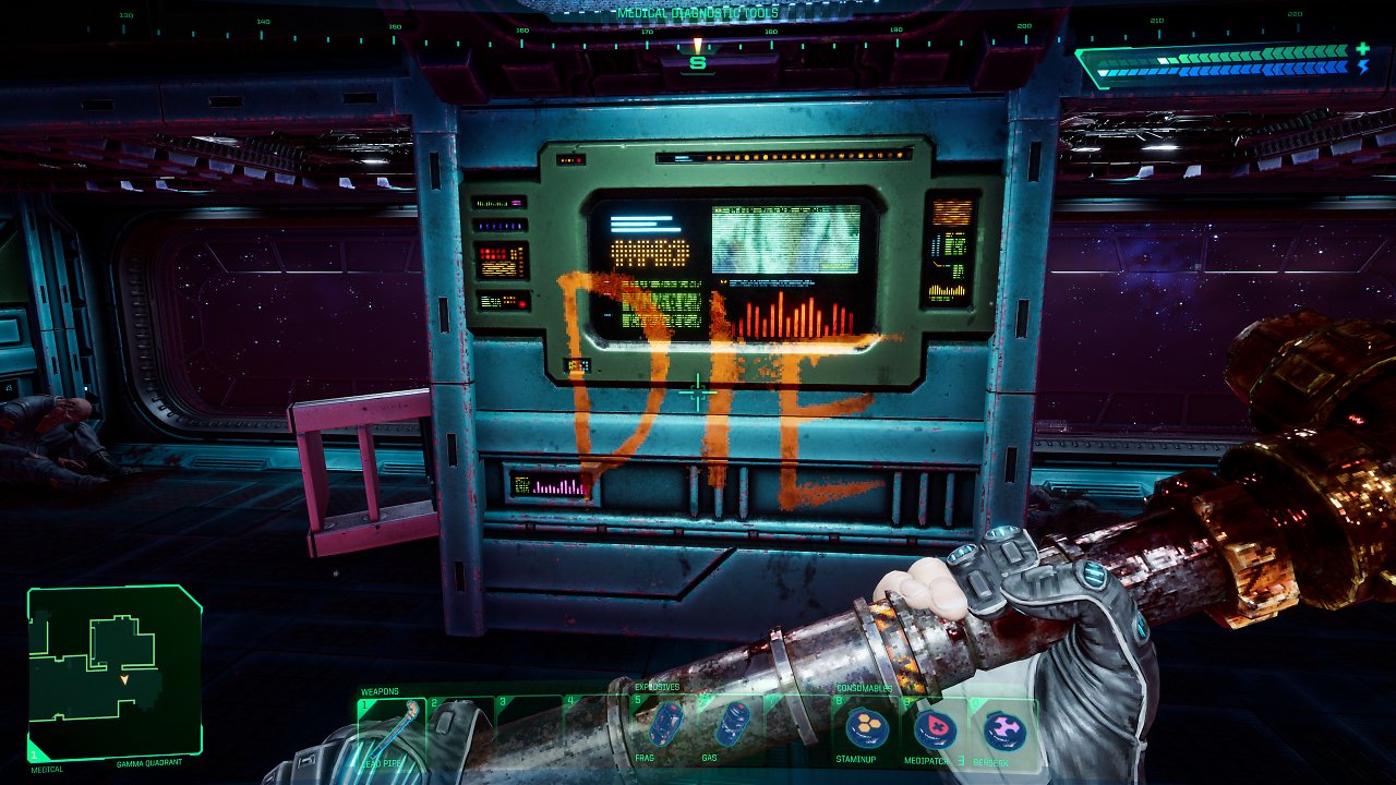 [01/06/2023] System Shock Remake (Bilder: Ultra HD, maximale Details, DLSS Quality - downsampled @ 1440p) 14