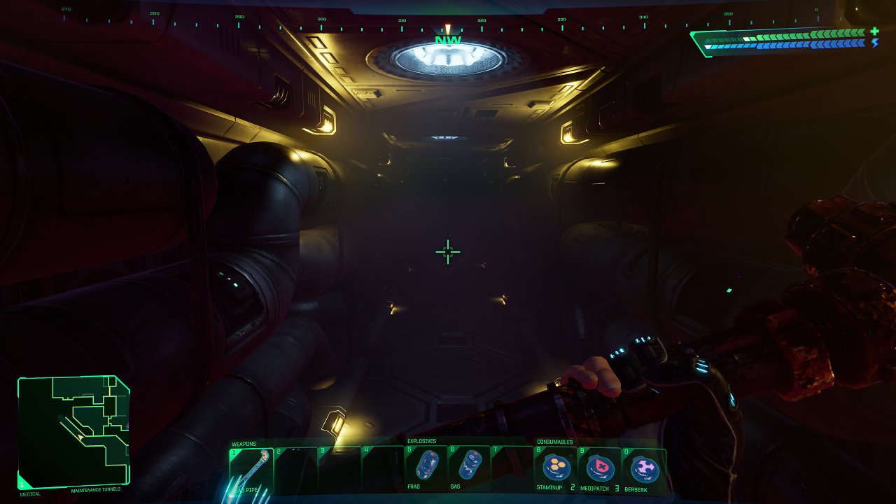 [01/06/2023] System Shock Remake (Bilder: Ultra HD, maximale Details, DLSS Quality - downsampled @ 1440p) 16