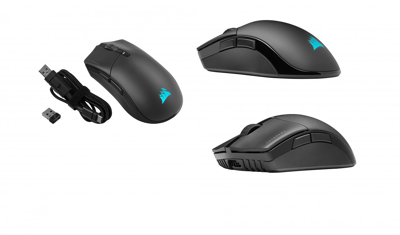 [28/06/2023] Corsair Sabre RGB Pro Wireless (ca. 70 Euro, Test in PCGH 11/2021, Note: 1,28)
