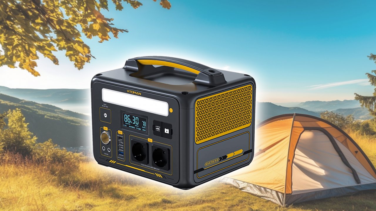 [28/06/2023] 130 Euro Rabatt auf tragbare Powerstation: Vtoman Jump 600X für kurze Zeit im Angebot