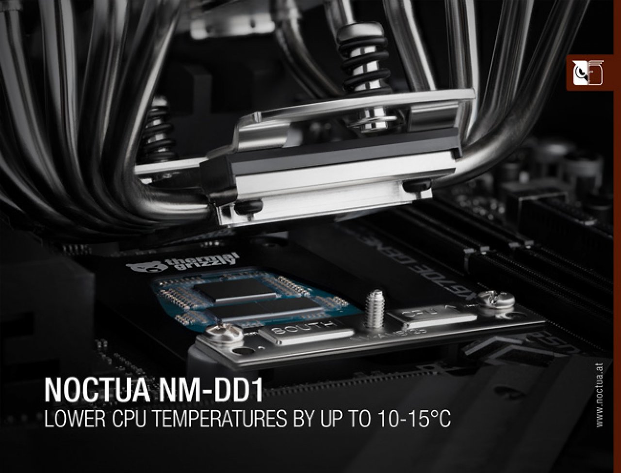 [27/06/2023] Noctua: Direct-Die-Kit NM-DD1 erlaubt den Betrieb mit geköpften AM5-Prozessoren