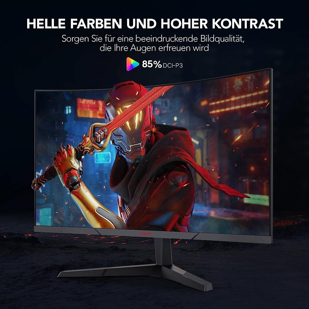 [04/07/2023] Der Koorui-Monitor bietet eine DCI-P3-Farbabdeckung von bis zu 85 %.