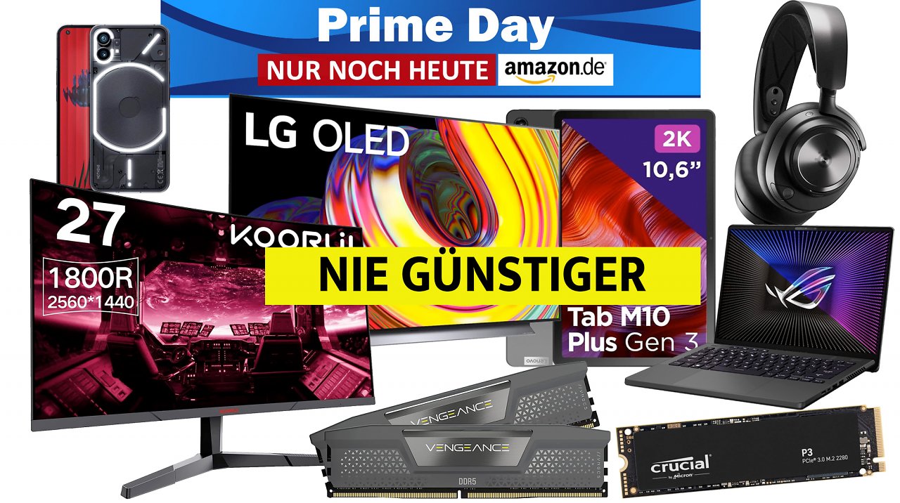 [12/07/2023] Noch wenige Stunden günstiger denn je: Diese Prime-Day-Angebote darf keiner verpassen