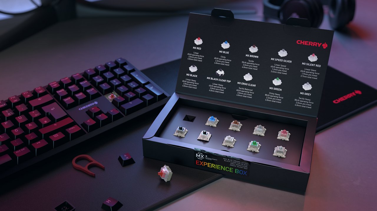 [13/07/2023] Cherry: Cherry MX Experience Box und MX Switch Kit für mechanische Tastaturen