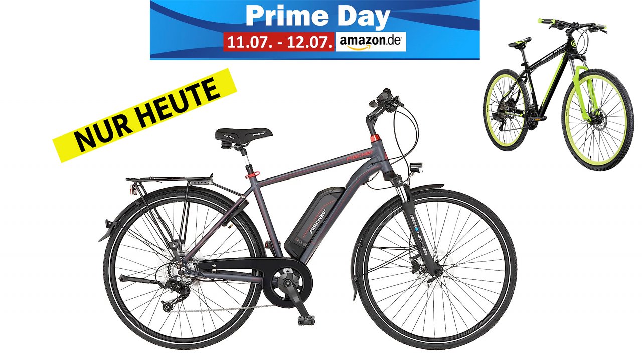 [12/07/2023] Nur heute: E-Bike von Fischer mit 700 Euro Rabatt - tolle Fahrrad-Angebote am Prime Day