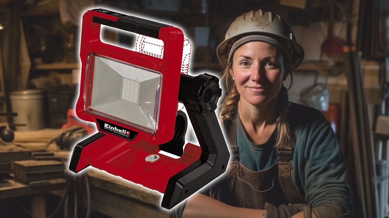 [31/07/2023] So günstig geht's: Einhell Akku-Lampe stark reduziert bei Amazon - läuft auch ohne 18V-Akku!